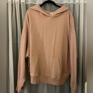 Victoria's Secret PINK Oversized Nude Hoodie